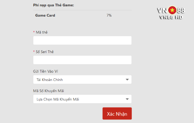 Cách để dùng thẻ game nạp tiền vào bắt đầu cá cược